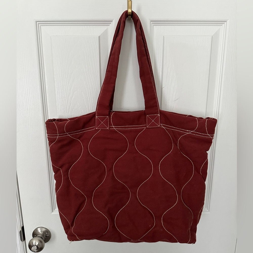 Madewell Red Tote Bag - Picture 4 of 7